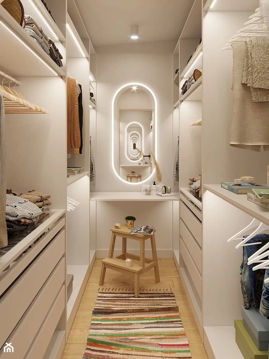 Jak wybrać idealne oświetlenie do garderoby? Porady i najlepsze rozwiązania